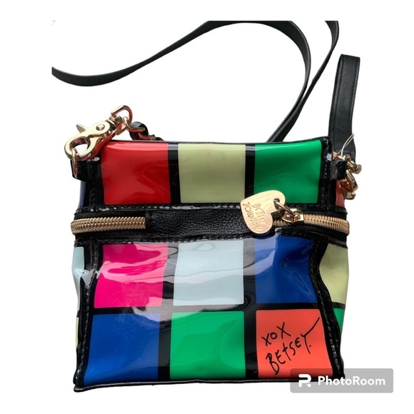 Betsey Johnson Rubik’s Cube Crossbody Shoulder Bag - Picture 5 of 14
